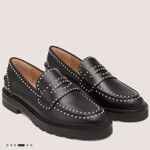 Stuart Weitzman Parker Lift Studded Loafer